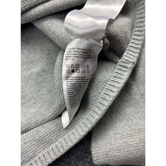 Selected Homme Vince Sweater Men's XL Gray Henley Button Neck Cotton - Picture 8 of 9